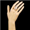 Image 4 : 14K Gold 3.72ct Morganite & 0.71ctw Diamond Ring