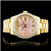 Image 1 : Rolex Day-Date 18K YG 1.35ct Diamond Wristwatch