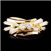 Image 1 : 18K Gold 0.54ctw Diamond Ring