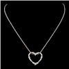 Image 2 : 14K Gold 0.21ctw Diamond Pendant