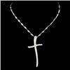 Image 2 : 14K Gold 0.69ctw Diamond Pendant