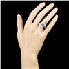 Image 4 : 14K Gold 0.95ctw Fancy Color Diamond Ring
