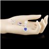 Image 2 : 18K Gold 7.02ct Tanzanite & 2.03ctw Diamond Earrin