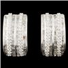 Image 1 : 18K Gold 2.27ctw Diamond Earrings