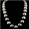 Image 1 : 14K Gold 14-16MM Tahitian South Sea Pearl Necklace