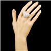 Image 4 : 18K Gold 6.34ctw Diamond Ring