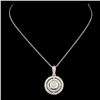 Image 2 : 14K Gold 1.75ctw Diamond Pendant