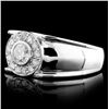Image 2 : 14K White Gold 0.68ctw Diamond Ring