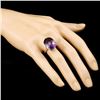 Image 3 : 14K Gold 15.00ct Amethyst Ring
