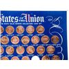 Image 2 : States of The Union 50 State Bronze Collectors Coin Set