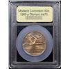 Image 2 : 1992-p Olympics Modern Commem Half Dollar 50c Graded ms70, Perfection By USCG