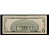 Image 3 : **Star Note** 1999 $5 Green Seal Federal Reserve Note Grades vf+