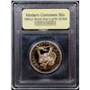 Image 2 : Proof 1991-1995-p WWII Modern Commem Half Dollar 50c Graded GEM++ Proof Deep Cameo By USCG