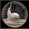 Image 2 : Proof 1986-s Statue Of Liberty Modern Commem Half Dollar 50c Grades GEM++ Proof Deep Cameo