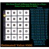 Image 1 : Huge Liifetime Collection - Too Many Coins To Auction Individually - This Lot is For One Page of 20 