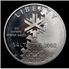 Image 2 : Proof 2002-p Olympics Modern Commem Dollar $1 Grades GEM++ Proof Deep Cameo