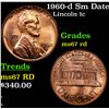 Image 1 : 1960-d Sm Date Lincoln Cent 1c Grades GEM++ Unc RD
