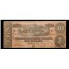 Image 2 : 1864 $10 Confederate Note, T68 Grades vf+