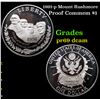 Image 1 : Proof 1991-p Mount Rushmore Modern Commem Dollar $1 Grades GEM++ Proof Deep Cameo