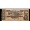 Image 2 : 1864 $10 Confederate Note, T68 Grades vf+
