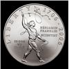 Image 2 : 2006-p Ben Franklin Scientist Modern Commem Dollar $1 Grades ms69