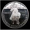 Image 2 : Proof 1992-d Columbus Modern Commem Dollar $1 Grades GEM++ Proof Deep Cameo