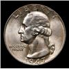 Image 2 : 1947-d Washington Quarter 25c Grades GEM+ Unc