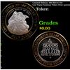 Image 1 : Limited Edition .999 Silver $10 Las Vegas Gaming Token Four queens