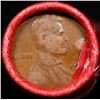 Image 2 : Mixed small cents 1c orig shotgun roll, 1919-p Lincoln Cent, Wheat Cent other end, Coca Cola Wrapper
