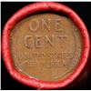 Image 3 : Mixed small cents 1c orig shotgun roll, 1919-p Lincoln Cent, Wheat Cent other end, Coca Cola Wrapper