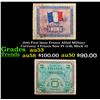 Image 1 : 1944 First Issue France Allied Military Currency 2 Francs Note P# 114b, Block #2 Grades Select AU