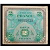 Image 3 : 1944 First Issue France Allied Military Currency 2 Francs Note P# 114b, Block #2 Grades Select AU