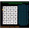 Image 1 : Huge Liifetime Collection - Too Many Coins To Auction Individually - This Lot is For One Page of 20 