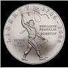Image 2 : 2006-p Ben Franklin Scientist Modern Commem Dollar $1 Grades ms69