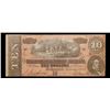 Image 2 : 1864 $10 Confederate Note, T68 Grades vf+