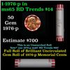 Image 1 : Shotgun Lincoln 1c roll, 1976-p 50 pcs Bank Wrapper.