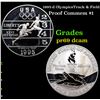 Image 1 : Proof 1995-d OlympicsTrack & Field Modern Commem Dollar $1 Grades GEM++ Proof Deep Cameo