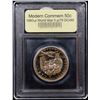 Image 2 : Proof 1991-1995-p WWII Modern Commem Half Dollar 50c Graded GEM++ Proof Deep Cameo By USCG