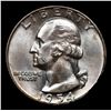 Image 2 : 1954-d Washington Quarter 25c Grades GEM+ Unc