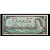 Image 2 : 1967 Commemorative Issue Canada $1 Banknote P# 84a, Centennial Dates Instead of Serial Grades Gem CU