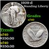 Image 1 : 1920-d Standing Liberty Quarter 25c Grades xf