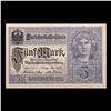 Image 2 : 1917 Imperial Germany 5 Mark Note P: 56A Grades Choice AU/BU Slider
