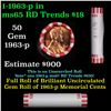 Image 1 : Shotgun Lincoln 1c roll, 1963-p 50 pcs Bank Wrapper.
