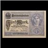 Image 2 : 1917 Imperial Germany 5 Mark Note P: 56B Grades vf+