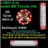 Image 1 : Shotgun Lincoln 1c roll, 2017-d 50 pcs Bank Wrapper.