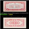 Image 1 : 1942 Myanmar (Japanese WWII Occupation) 1 Cent Banknote P#_9 Grades Choice CU