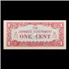 Image 2 : 1942 Myanmar (Japanese WWII Occupation) 1 Cent Banknote P#_9 Grades Choice CU