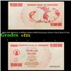 Image 1 : 2006-2008 Zimbabwe 10 Million Dollars (ZWN) Emergency Bearer Check Notes P# 55a Grades vf+