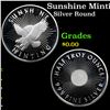 Image 1 : Sunshine Minting Half Troy Ounce .999 Fine Silver Round