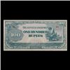 Image 2 : 1944 Myanmar (Japanese WWII Occupation) 100 Rupees Banknote P#_17 Grades Choice CU